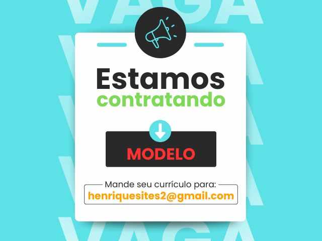 Foto 1 - Vaga de modelo feminina