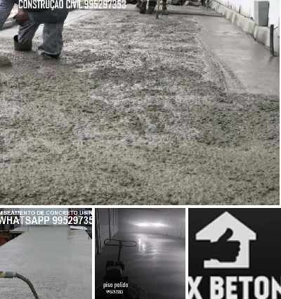 Foto 1 - Concreto usinado e piso polido